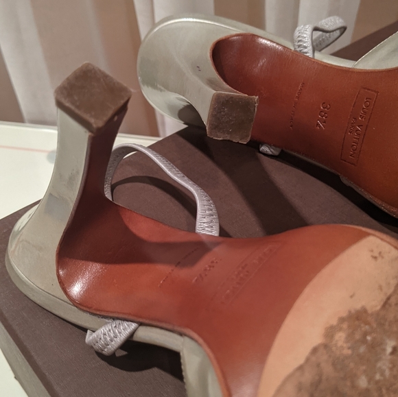 Louis Vuitton vernis dice slingback heel - Picture 8 of 9